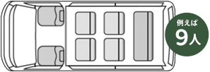 9人乗り